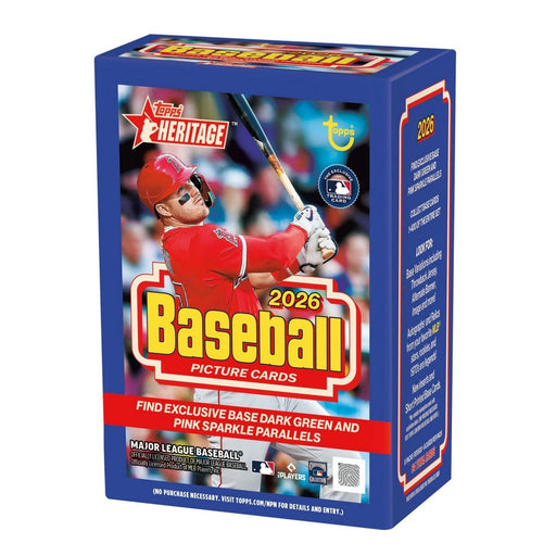 2026 Topps Heritage MLB Baseball Blaster Box - Pastime Sports & Games