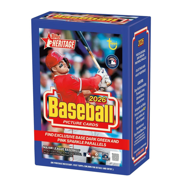 2026 Topps Heritage MLB Baseball Blaster Box - Pastime Sports & Games
