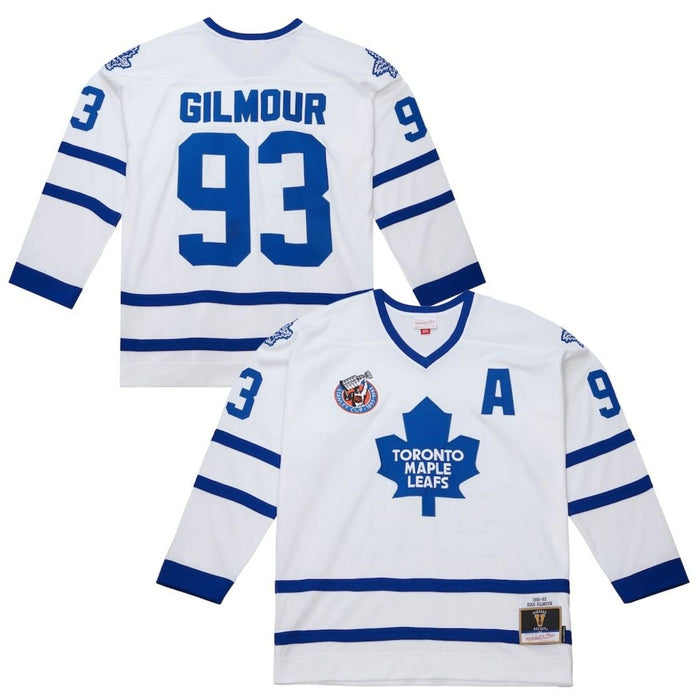 Doug Gilmour Toronto Maple Leafs 1992-93 White Power Play Hockey Jersey