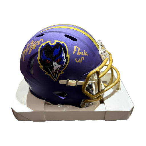 Mark Andrews Autographed Baltimore Ravens 2024/25 Alternate Mini Helmet Fanatics COA