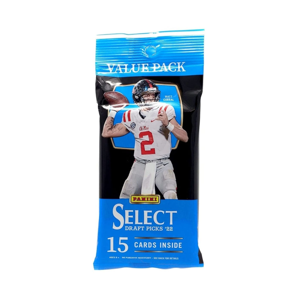 2022 Panini Select Draft Picks NFL Football Value Pack/Box - Pastime Sports & Games