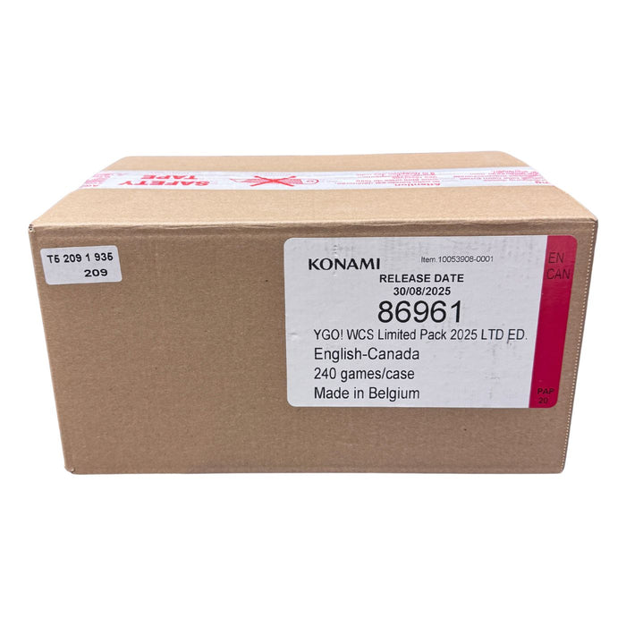 Yu-Gi-Oh! Limited Pack 2025 World Championship Booster Box - Pastime Sports & Games