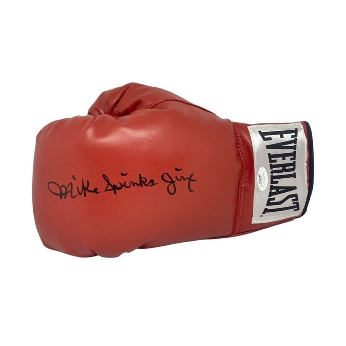 Michael Spinks Autographed Red Everlast Boxing Glove