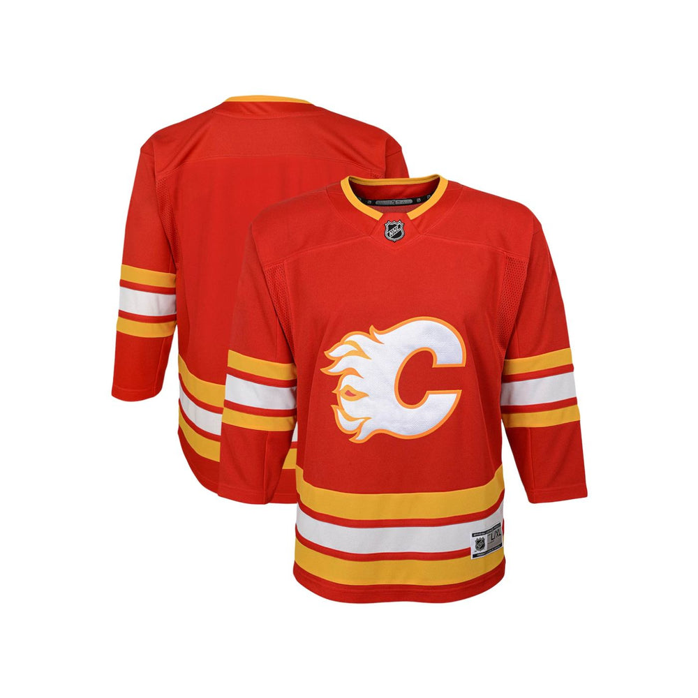 Calgary Flames Premier Home Junior Jersey - Pastime Sports & Games