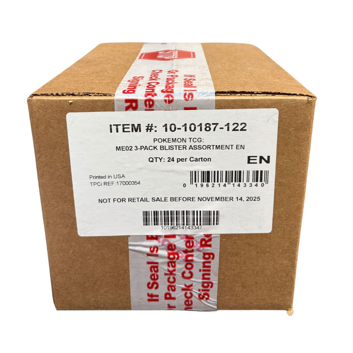 Pokemon Phantasmal Flames 3-Pack Blister Pack/Case