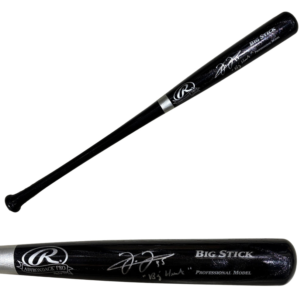 Frank Thomas Autographed Black Rawlings Bat Fanatics COA - Pastime Sports & Games