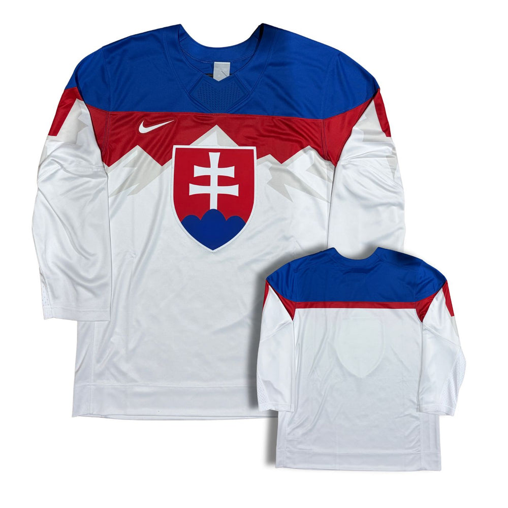 Blank Slovakia 2026 White Winter Olympic Hockey Jersey