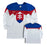 Blank Slovakia 2026 White Winter Olympic Hockey Jersey