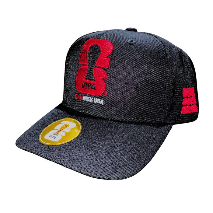 Canada Host 2026 World Cup Black Hat Pro Crown Snapback - Pastime Sports & Games
