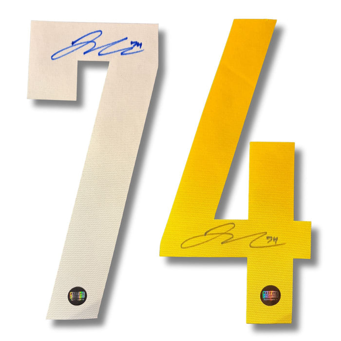 Jake Debrusk Autographed Hockey Jersey Numbers