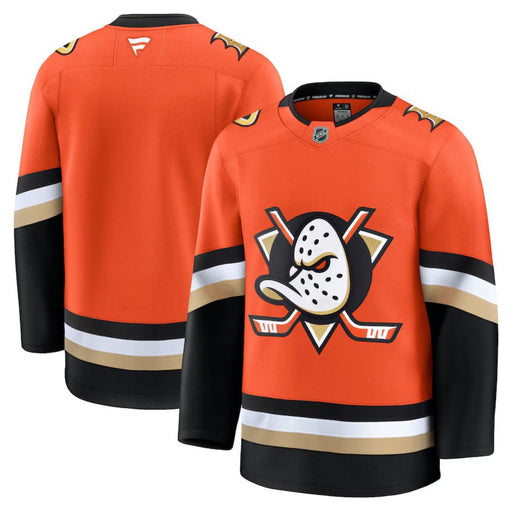 Blank Anaheim Ducks 2024 Burnt Orange Premium Hockey Jersey