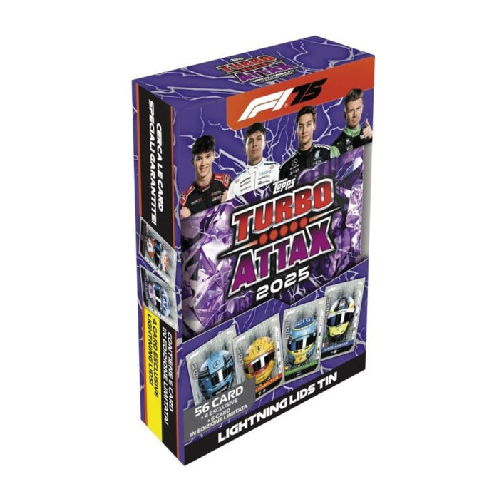 2025 Topps Turbo Attax Formula 1 Racing Mega Tin/Case - Pastime Sports & Games