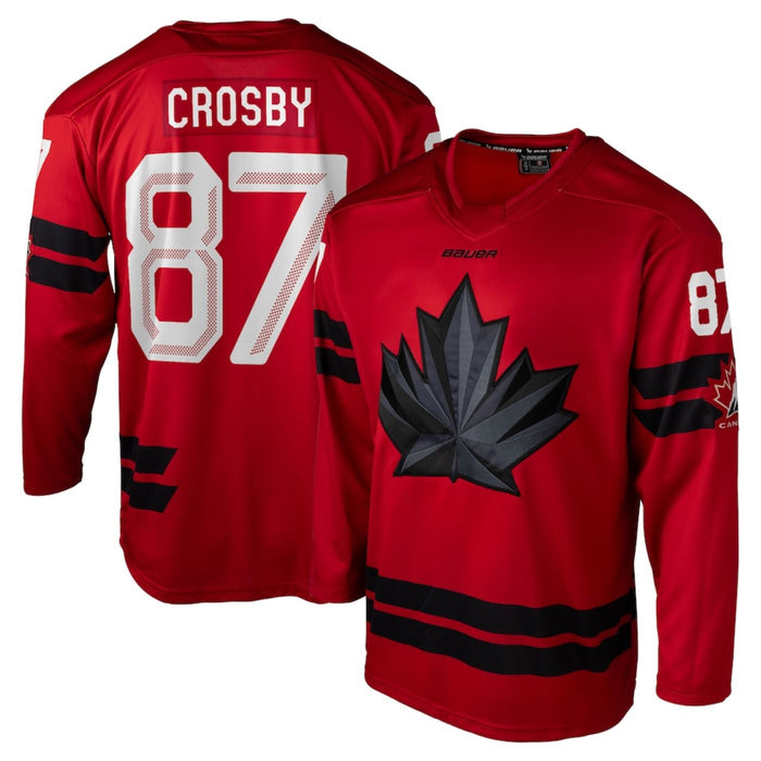 Sidney Crosby Team Canada 2025 Olympic Red Semi-Pro Hockey Jersey