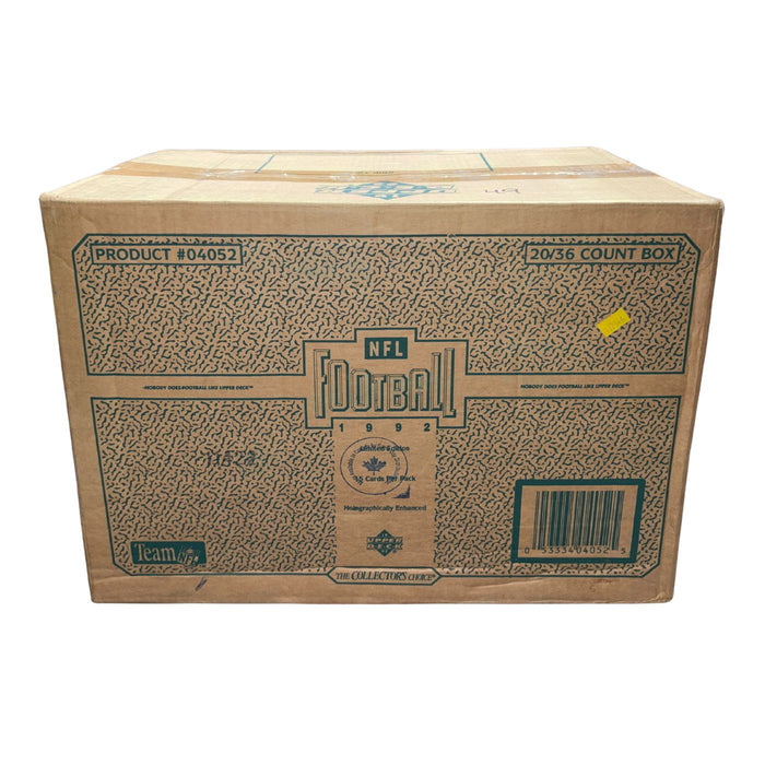 1992 Upper Deck Series  1 / One NFL Football Hobby Pack / Box