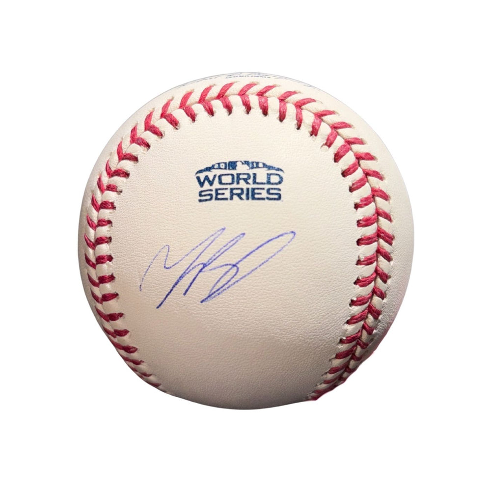 Mookie Betts Autographed MLB Official 2018 World Series Baseball