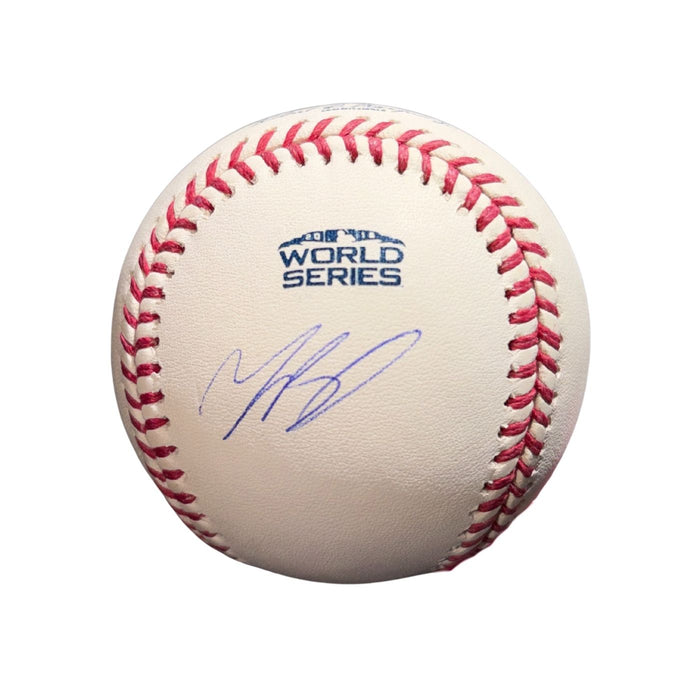 Mookie Betts Autographed MLB Official 2018 World Series Baseball