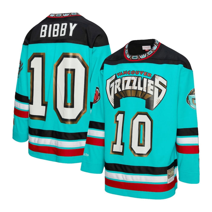Vancouver Grizlies Mike Bibby Hardwood Classics Maxxout Fashion Hockey Jersey - Pastime Sports & Games