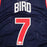 Larry Bird Autographed "Dream Team" Custom Navy Jersey