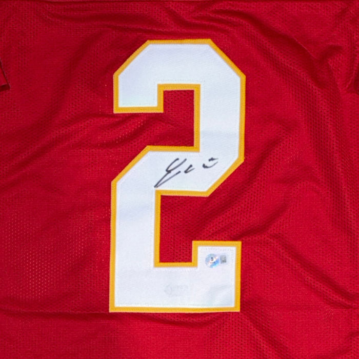 Joshua Williams Autographed Kansas City Custom Football Home Jersey