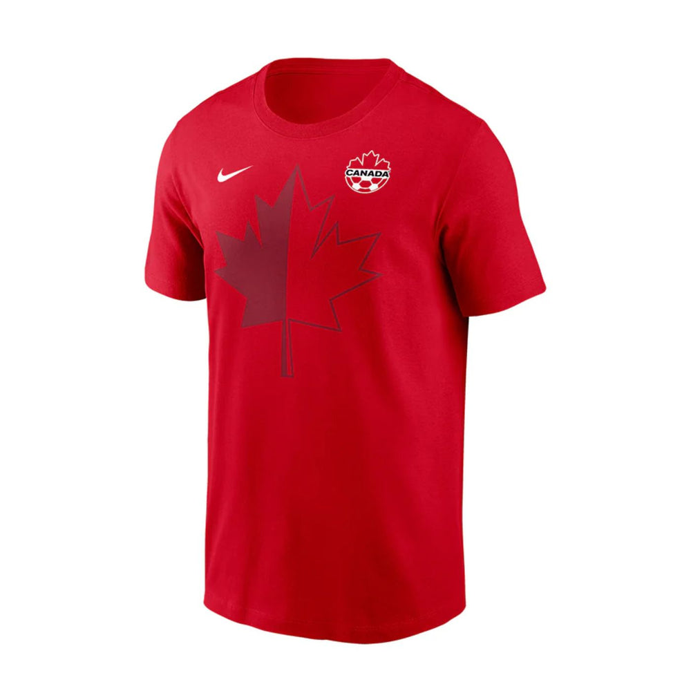 Canada Soccer Dri-FIT Cotton Red T-Shirt - Pastime Sports & Games
