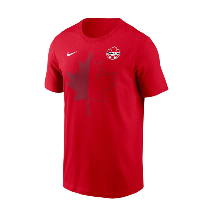 Canada Soccer Dri-FIT Cotton Red T-Shirt - Pastime Sports & Games