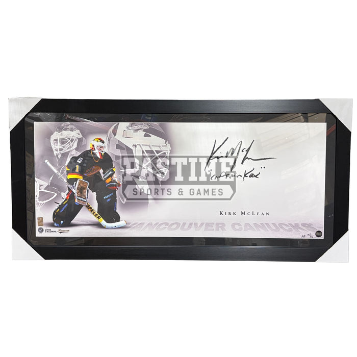 Kirk Mclean Autographed Vancouver Canucks Limited Edition Panoramic Print