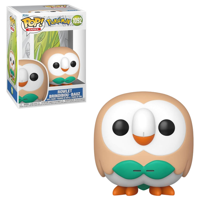 Funko Pop! Pokemon Rowlet #1092 - Pastime Sports & Games