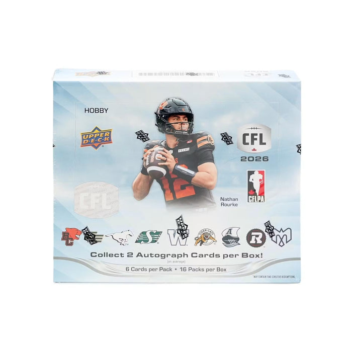2026 Upper Deck CFL Football Hobby Box/Case