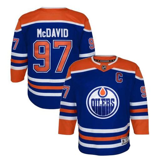 Connor McDavid Edmonton Oilers Premier Home Youth Jersey - Pastime Sports & Games