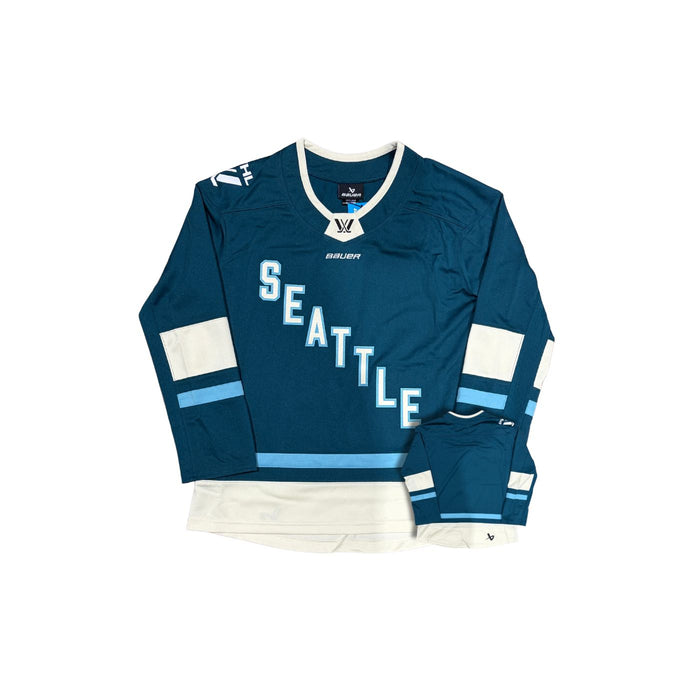Blank Seattle Hockey Team PWHL Hockey Home Youth Jersey