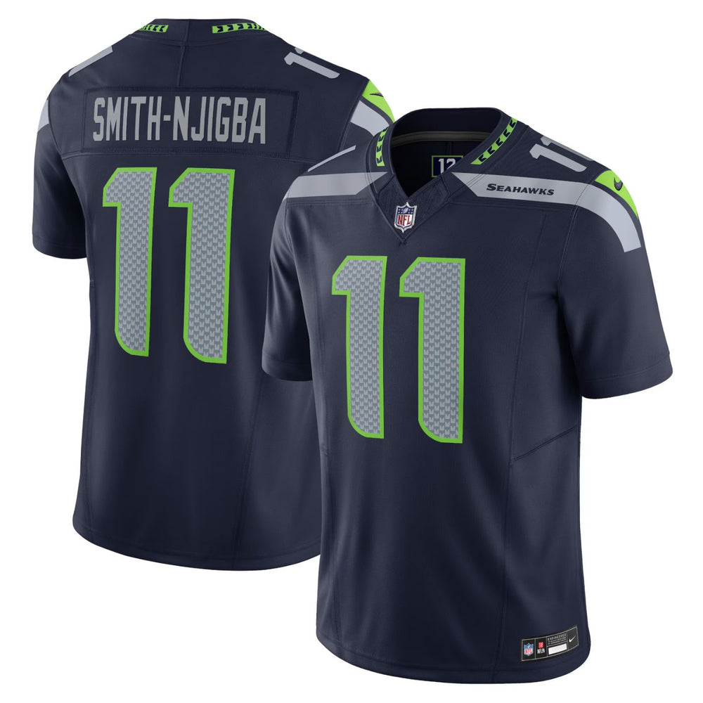 Jaxon Smith-Njigba Seattle Seahawks Navy Vapor F.U.S.E. Limited Football Jersey