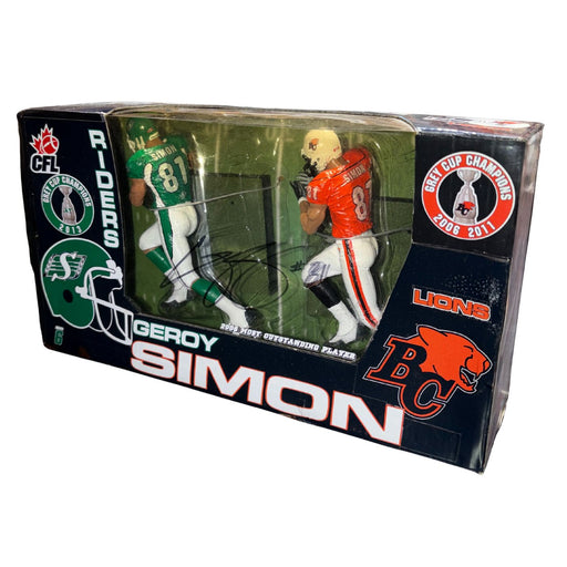 Geroy Simon Autographed McFarlane Figure 2-Pack - Pastime Sports & Games