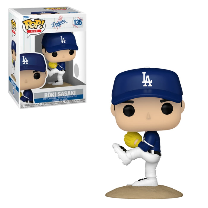 Funko Pop! MLB Los Angeles Dodgers Rōki Sasaki #135