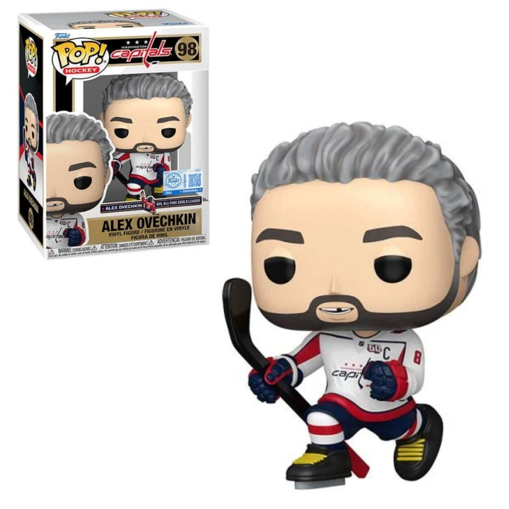 Funko Pop! Hockey Washington Capitals Alex Ovechkin #98 - Pastime Sports & Games