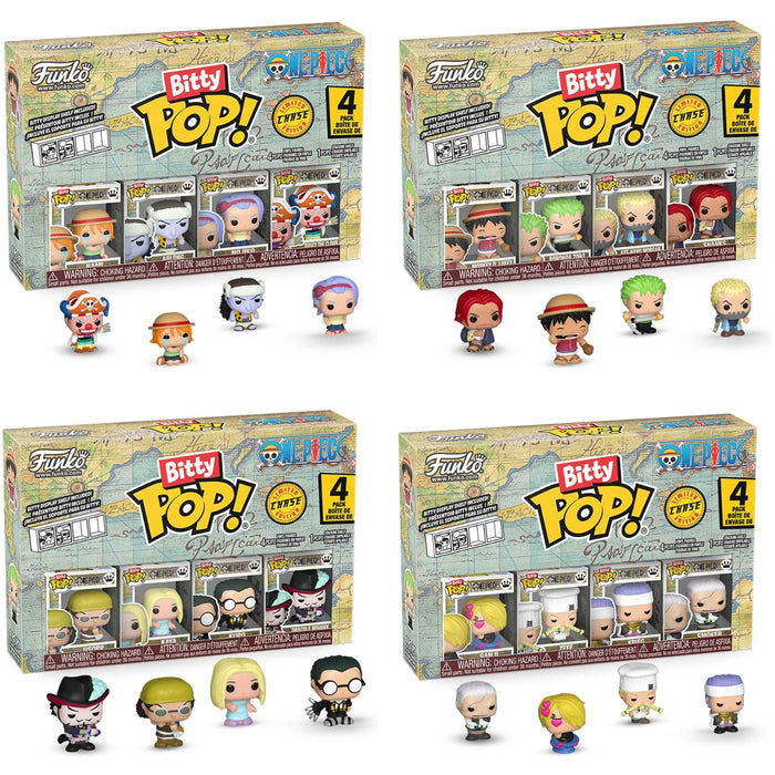 Funko Bitty Pop! One Piece 4-Pack Series One - Pastime Sports & Games