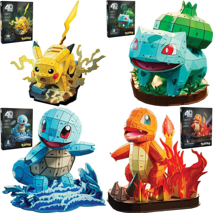 4D Build Pokemon 3D Puzzle Model Kit