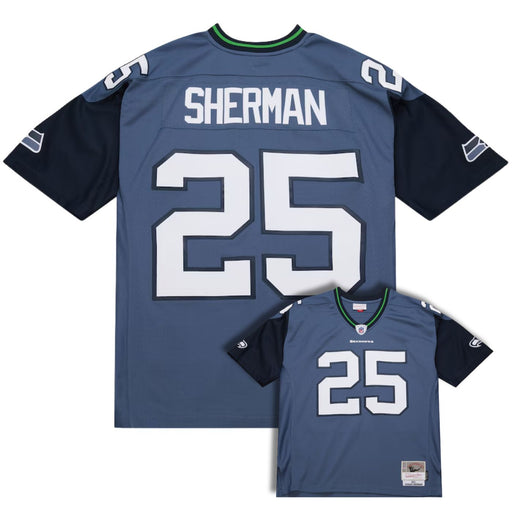 Richard Sherman Seattle Seahawks Blue 2011 Throwbacks Legacy Jersey
