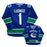 Roberto Luongo Autographed Vancouver Canucks Vintage Reebok Hockey Jersey - Pastime Sports & Games
