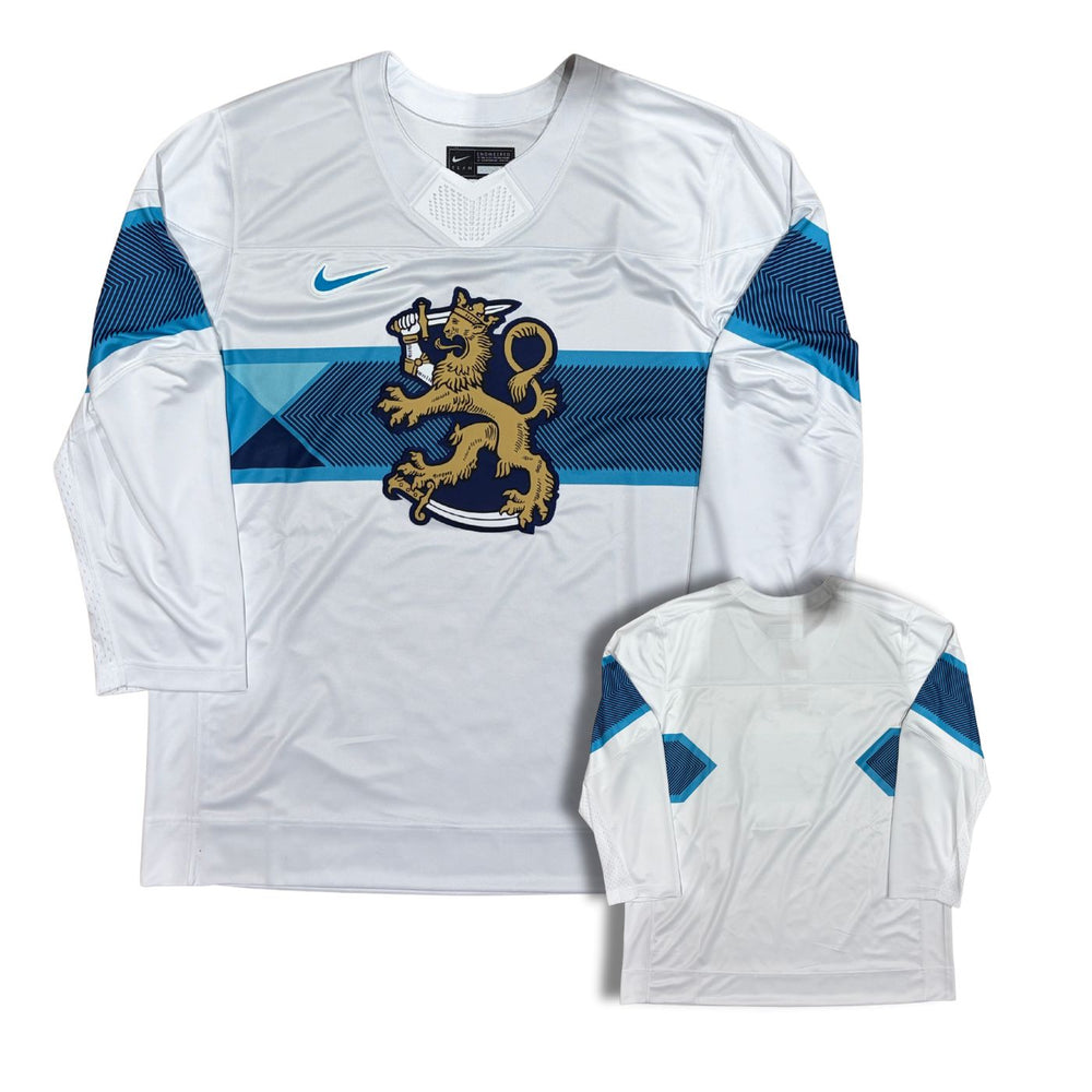 Blank Finland 2026 White Winter Olympic Hockey Jersey
