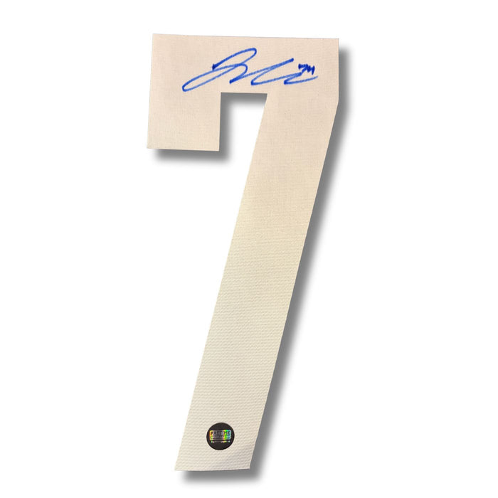 Jake Debrusk Autographed Hockey Jersey Numbers