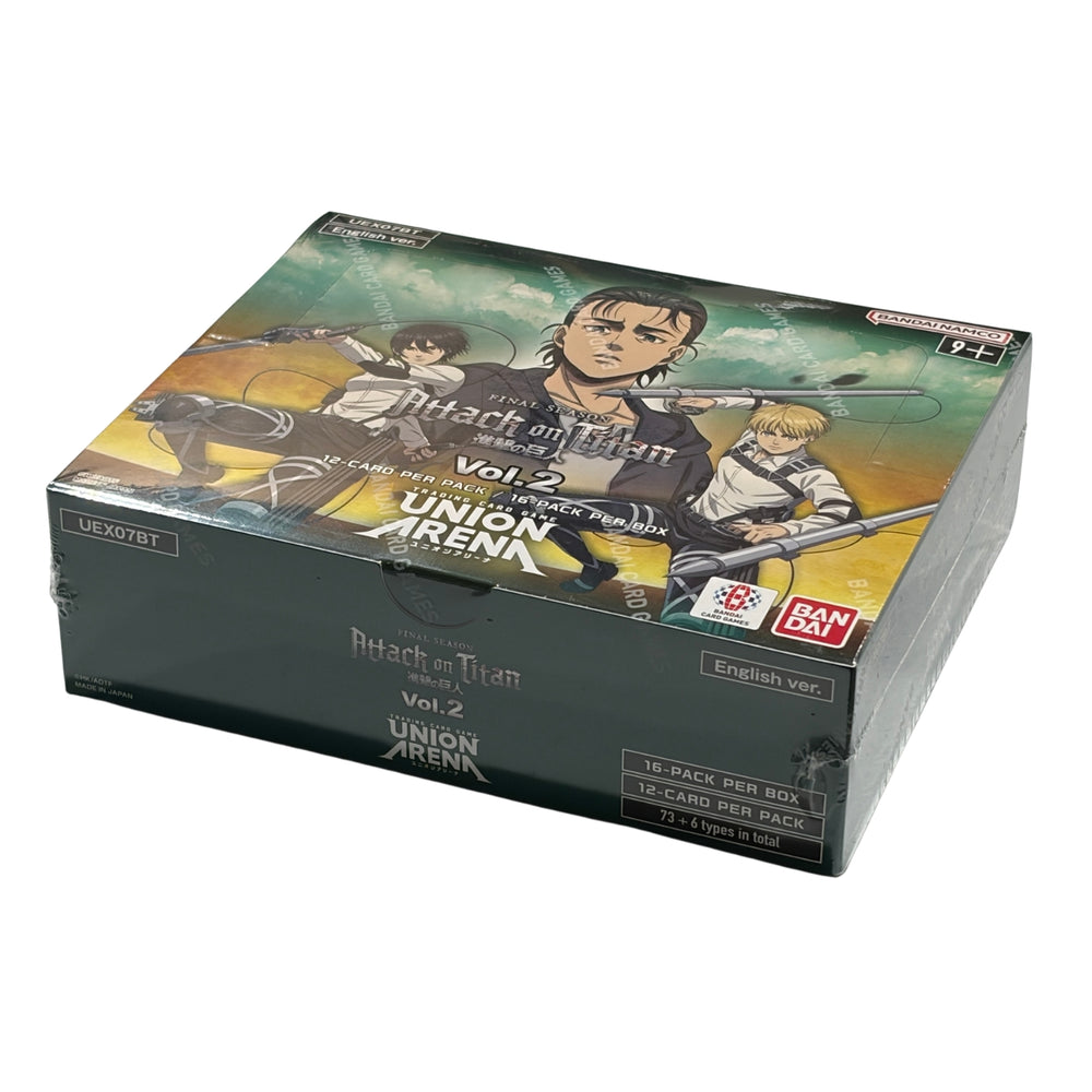 Union Arena Attack On Titans Volume 2 Booster Box