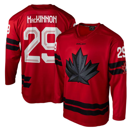 Nathan Mackinnon Team Canada 2025 Olympic Red SEMIPRO Hockey Jersey