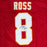 Justyn Ross Autographed Kansas City Custom Football Home Jersey