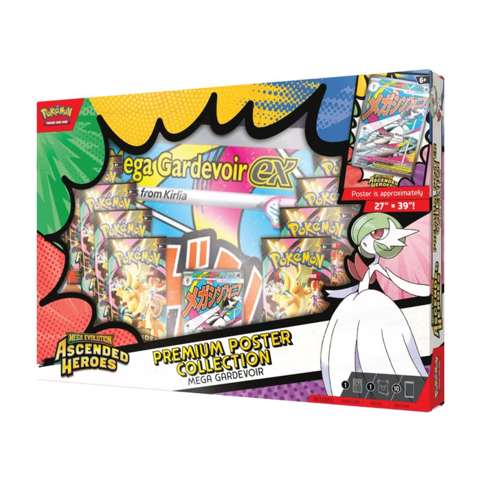 Pokemon Ascended Heroes Premium Poster Collection Box/Case - Pastime Sports & Games