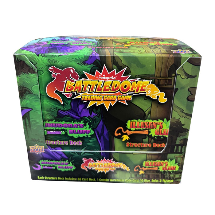 Neopets Battledome Structure Decks Jhudora's Bluff & Illusen's Glade - Pastime Sports & Games
