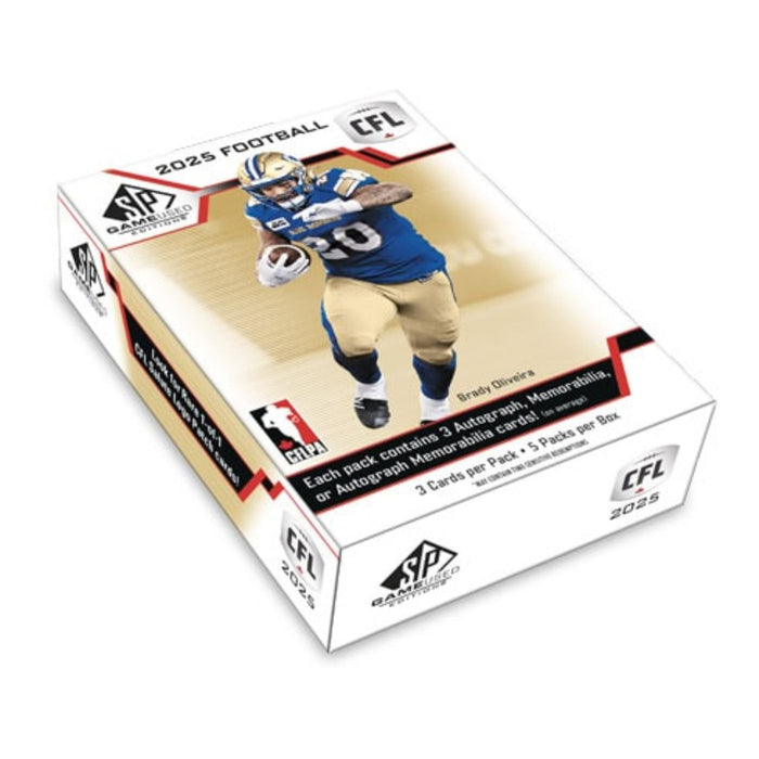 2025 Upper Deck SP Game Used CFL Football Hobby Box/Case - Pastime Sports & Games