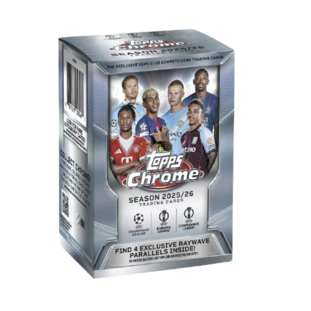 2025/26 Topps Chrome UEFA Soccer Blaster Box - Pastime Sports & Games