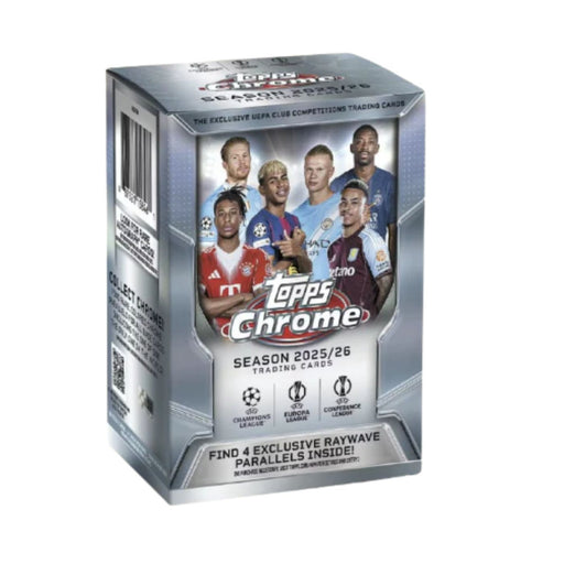 2025/26 Topps Chrome UEFA Soccer Blaster Box - Pastime Sports & Games
