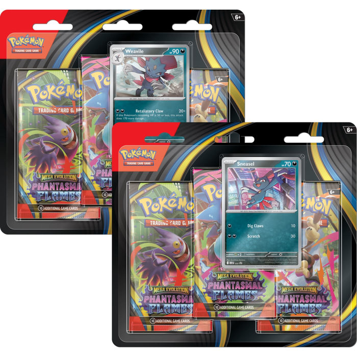 Pokemon Phantasmal Flames 3-Pack Blister Pack/Case PRE ORDER - Pastime Sports & Games