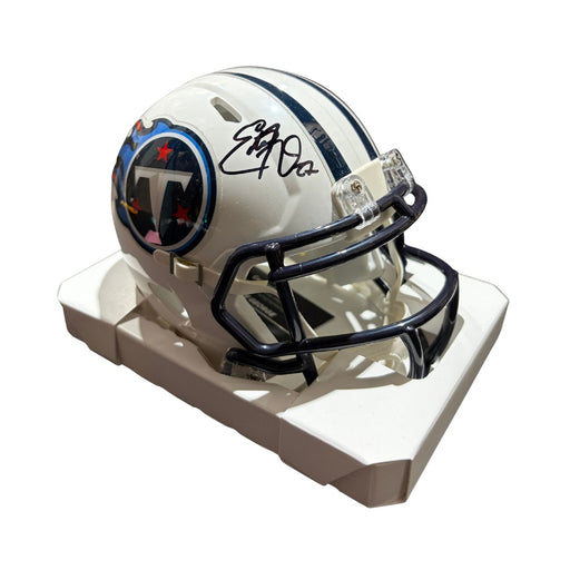 Eddie George Autographed Tennessee Titans Speed Mini Helmet Fanatics COA